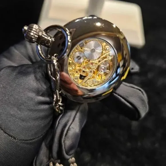 Kronos & Sohne skeleton dial pocket watch.